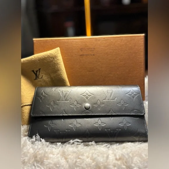 Louis Vuitton Porte Monnaie Matt Vernis Long Wallet~ TH0073 - Picture 12 of 15